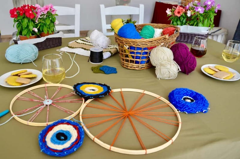 Athens: Evil Eye Weaving Workshop - Where It Starts: Praxitelous 40 and the Monastiraki Easy Walk