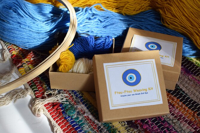 Athens: Evil Eye Weaving Workshop with Greek Tea - A Play, a Loom, and the Evil Eye Story