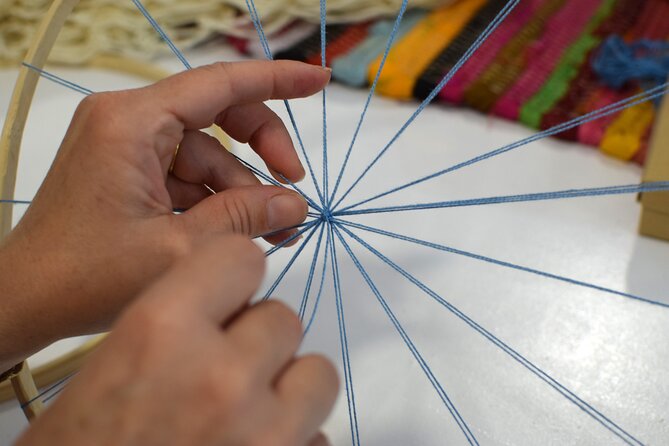 Athens: Evil Eye Weaving Workshop with Greek Tea - What You Make: Your Evil Eye Charm, Made by You