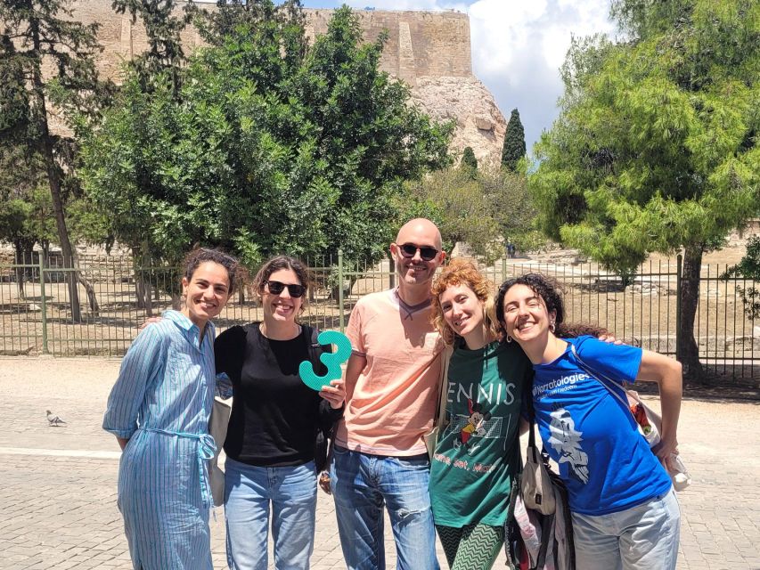 Athens: Family Mythology Treasure Hunt and Tour - The lukumades food stop, honey, cinnamon, and water
