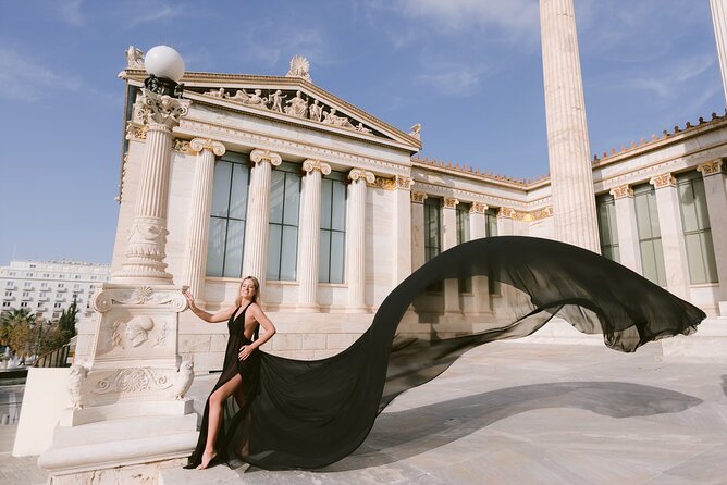 Athens Flying Dress Photo Shoot with a Professional Photographer - Key things to know before you go