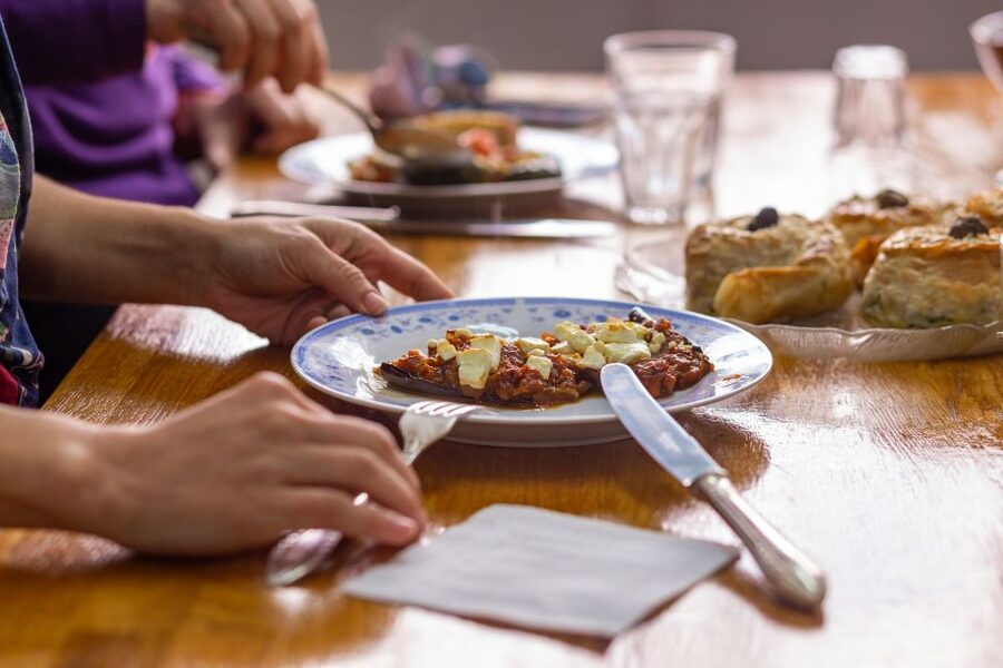 Athens: Food Market Visit and Cooking Class with Wine - What you eat and drink at the end: wine, digestif, and a full-course feel