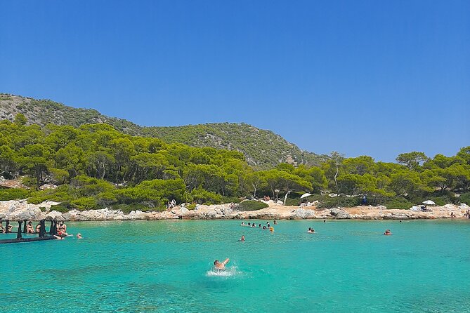 Athens: Full-Day Island Hopping Cruise with Lunch and Swimming - Moni Island nature park: deer and peacocks plus lunch on the water