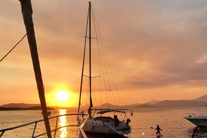 Athens full day sailing cruise and food experience - Kayaking and the Secluded Calm Water Factor