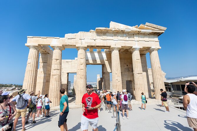 Athens Full Day Tour, Acropolis, Museum & Cape Sounion with Lunch - Getting Around by Luxury Air-Conditioned Bus and Using the Audio
