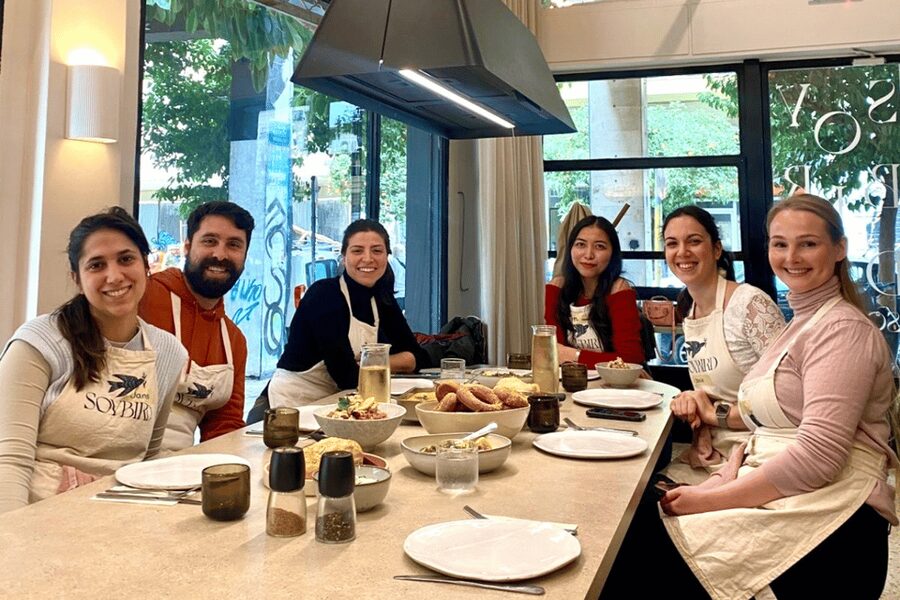 Athens: Greek Cooking Class with Meal and Drinks - The menu: moussaka, spanakopita, fava, and the almond feta moment