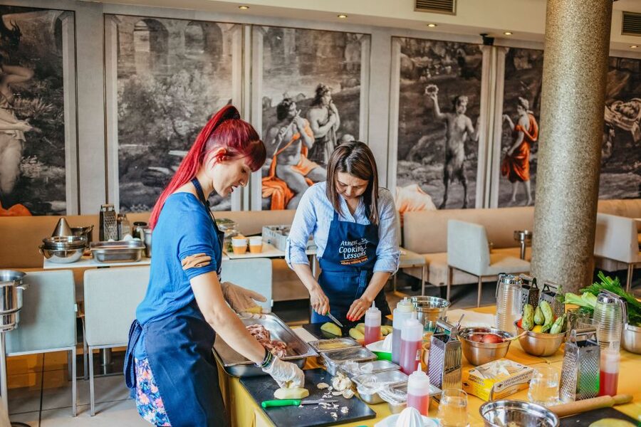 Athens: Greek Cuisine Cooking Class and 3-Course Dinner - A Greek Sunday dinner class that feels like dinner with friends