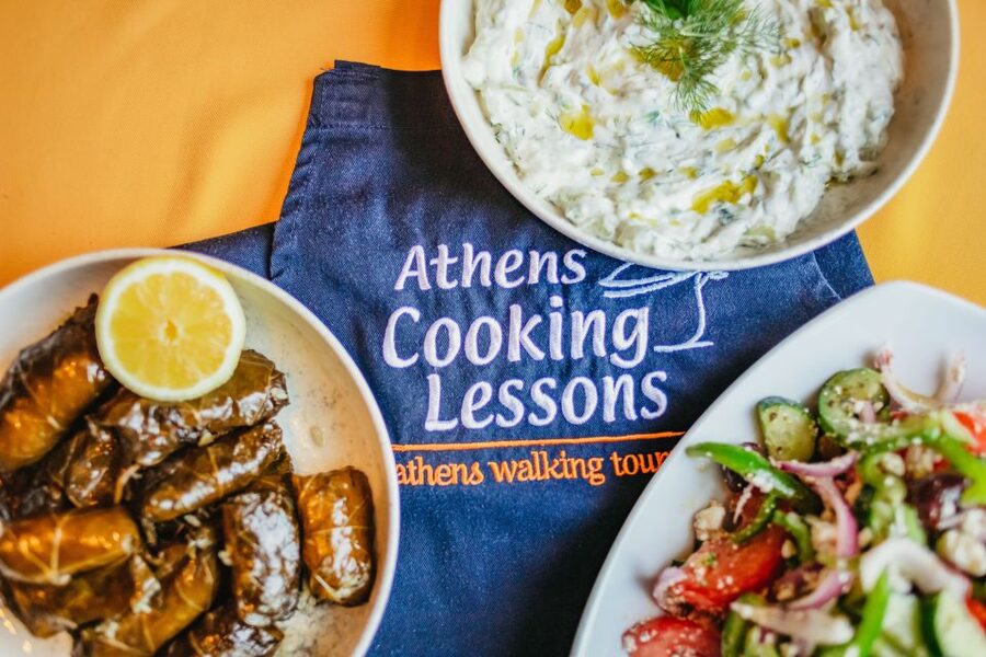 Athens: Greek Cuisine Cooking Class and 3-Course Dinner - Starter course: herbs, fresh vegetables, and building flavor from the first bite