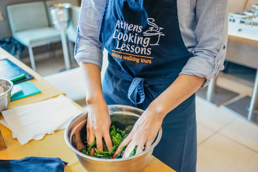 Athens: Greek Cuisine Cooking Class and 3-Course Dinner - Main course cooking: meat, vegetables, and how Greek Sunday meals get their soul