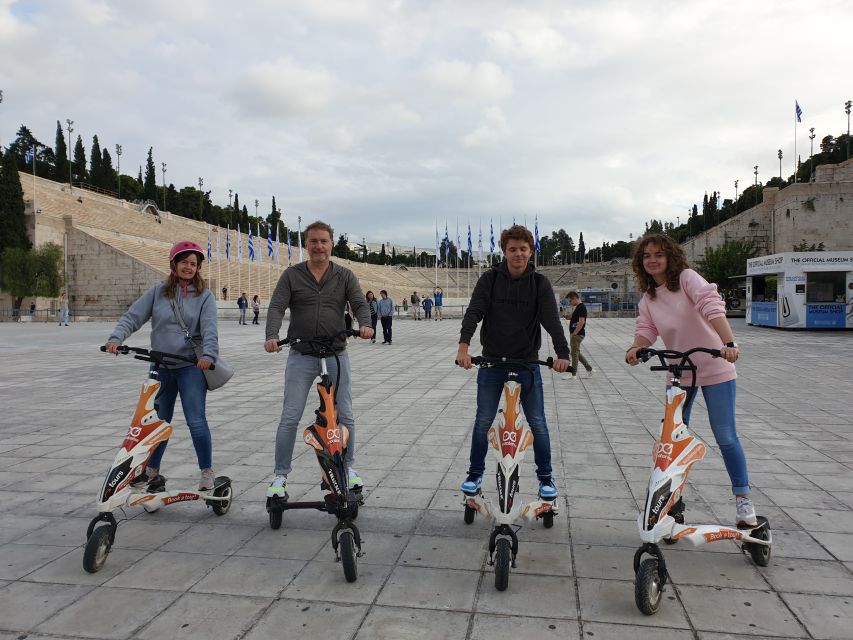 Athens: Guided City Tour on an Electric Trikke Scooter - Your first big views: Acropolis and Parthenon from the ride