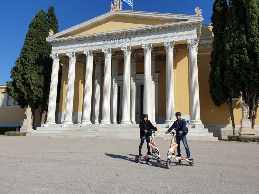 Athens: Guided City Tour on an Electric Trikke Scooter - National Garden break: a quiet oasis in central Athens