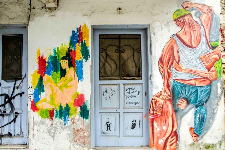Athens: Guided Street Art Walking Tour - Meet the artists behind the messages: WD, iNO, Moralez and more