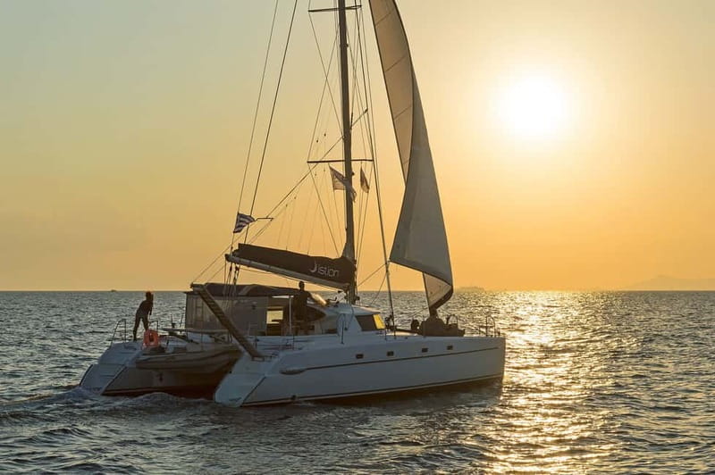 Athens: Half-Day Sunset Catamaran Cruise with Meal & Drinks - Where You Sail: Attica Coast, Athenian Riviera, and the View from Deck