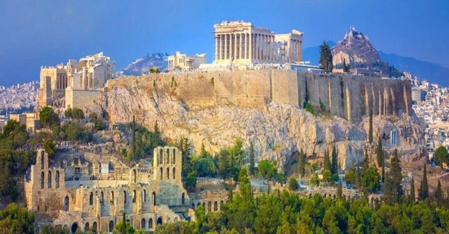 Athens Highlights & Astonishing Cape Sounion & Audio Tour - Vouliagmeni Lake break on the coast road