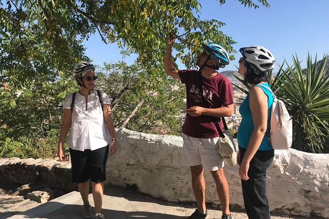 Athens Highlights by E-Bike: Small-Group Historic Tour - Acropolis panorama from Aeropagus Hill, then Areopagus rock