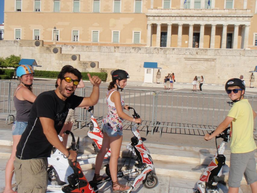 Athens Highlights by Electric Trikke Bike - Greek Parliament and the Tomb of the Unknown Soldier, The Guard Change Moment
