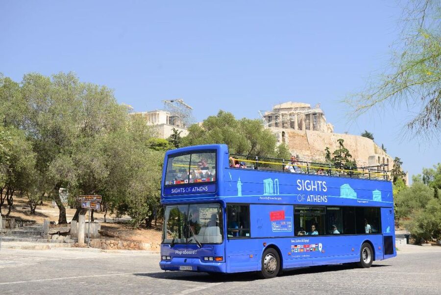 Athens: Island Cruise with Lunch & Hop-On Hop-Off Bus Ticket - Agistri Stop: Pine Hills, Cliff Views, and Easy Swim Breaks