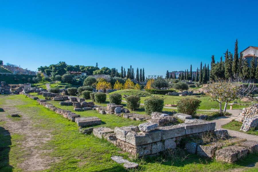 Athens: Kerameikos E-Ticket & Audio Tour - What you will see: Sacred Gate to grave markers, in a story order