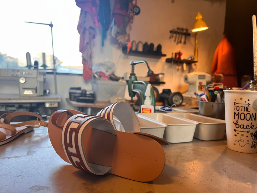Athens: Make your own Leather Sandals Workshop - A sandal workshop by Athens Riviera, not a city-center stop