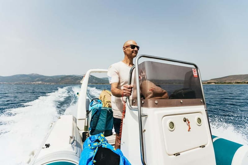 Athens: Marathon Cape and Bay of Schinias Snorkeling Trip - Marathon Cape: Speedboat Views, Marine Life, and a Short Snack Break