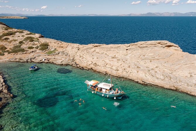 Athens mini cruise: "East Attica Hidden Gems" - Erotospilia beach, the Cave of Love for shade and a quick swim