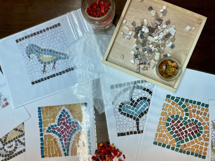 Athens: Mosaics Workshop & Byzantine Walking Tour - Choosing your motif: how you learn mosaic fundamentals fast