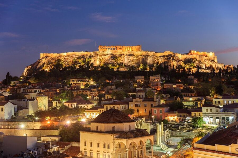 "Athens Night Experience - 4Hours" - Plaka for an Hour, and Why It Works at Night