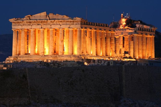Athens Night Sightseeing Tour with Greek Dinner Show - Key highlights at a glance