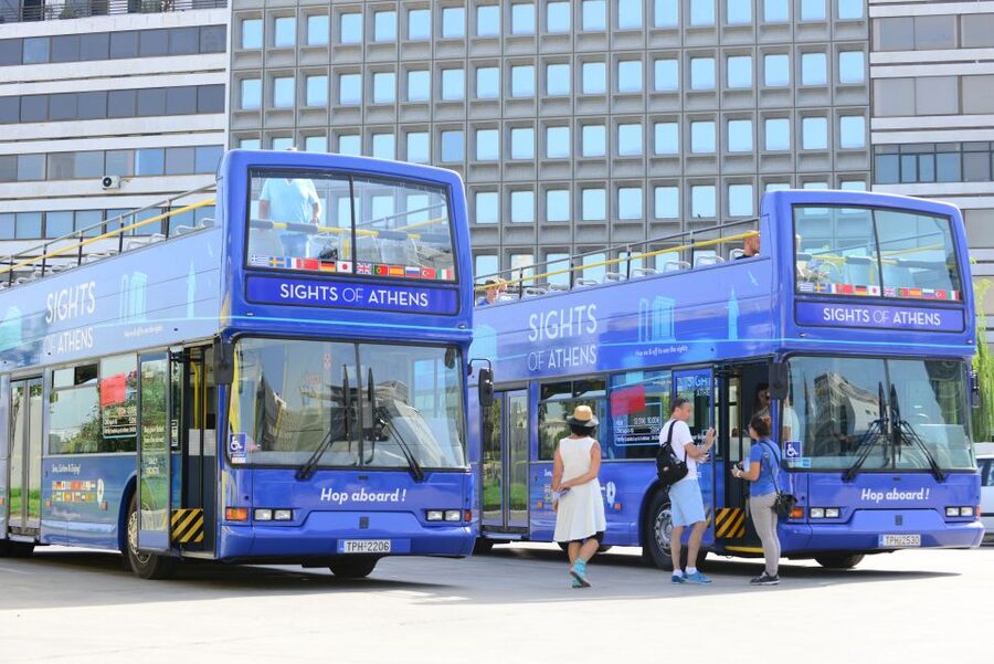 Athens, Piraeus, and Coastline: Blue Hop-On Hop-Off Bus - Key points before you board