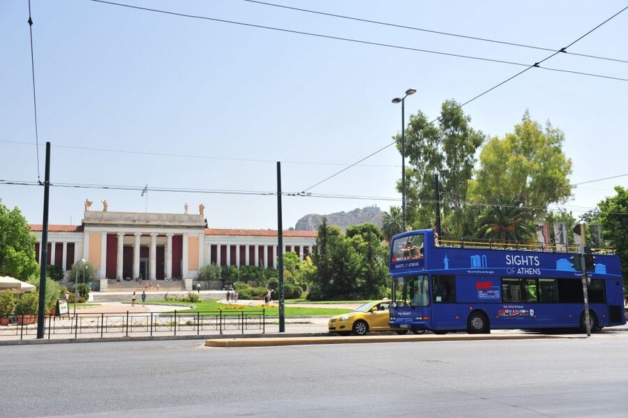 Athens, Piraeus, and Coastline: Blue Hop-On Hop-Off Bus - Orange Line Athens: Plaka, Syntagma Square, Hadrian, and the museums
