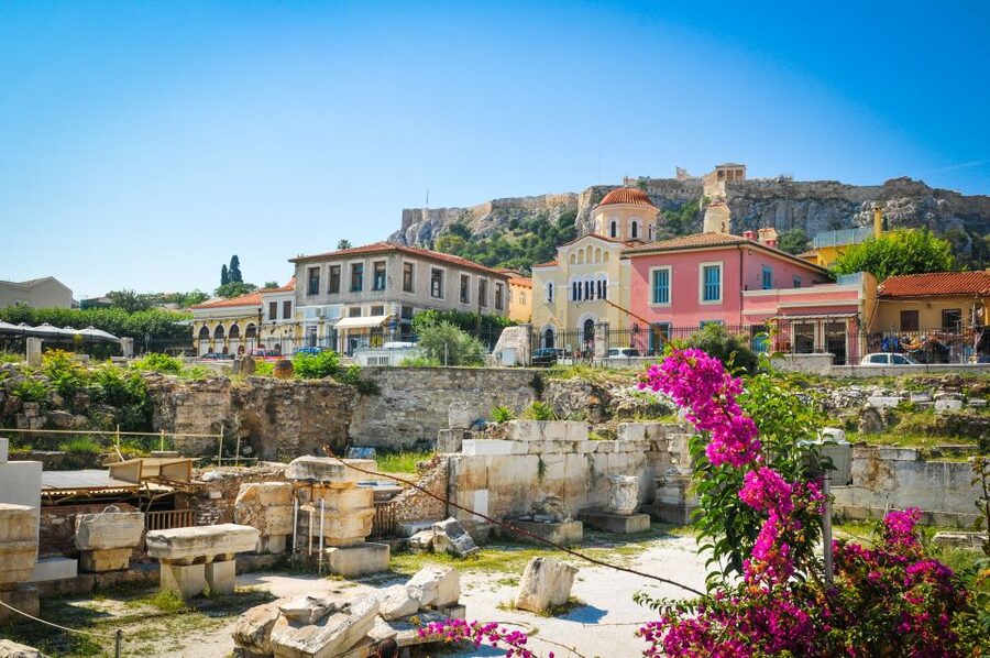 Athens: Plaka to Acropolis Smartphone Audio Tour - Starting at Horologion of Andronikos Kyrrhestes: get your bearings fast