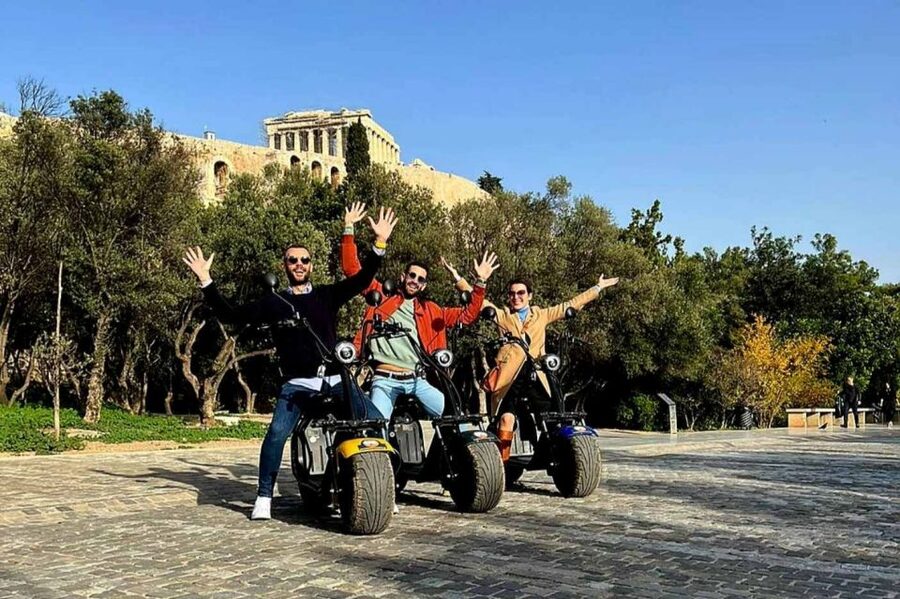 Athens: Premium Guided E-Scooter Tour in Acropolis Area - Meeting at Kavalloti 16: Start Close to the Acropolis Museum