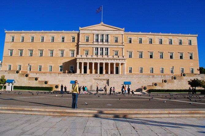 Athens private day tour (up to 8 hours), from Athens center or Piraeus - Syntagma square, Parliament guards, and the neat neoclassical photo loop