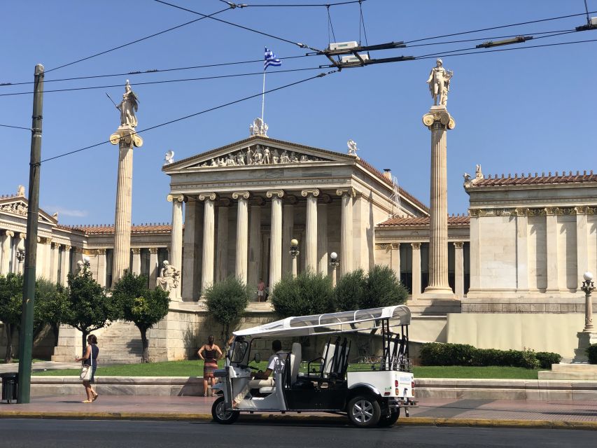 Athens: Private Evening Sightseeing Tour by Electric Tuk-Tuk - Ancient Olympic Stadium, Temple of Zeus, and Hadrian’s Arch