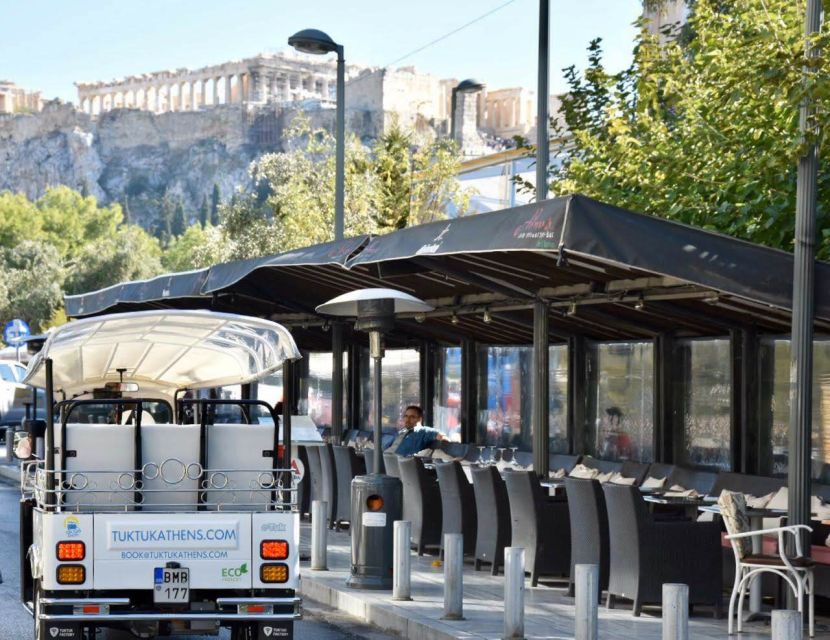 Athens: Private Evening Sightseeing Tour by Electric Tuk-Tuk - Thiseio Parthenon Lookouts and Monastiraki Night Vibes