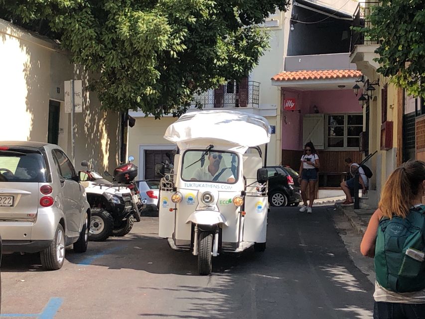 Athens: Private Evening Sightseeing Tour by Electric Tuk-Tuk - Pickup, Meeting Point, and the Start of Your Night Route