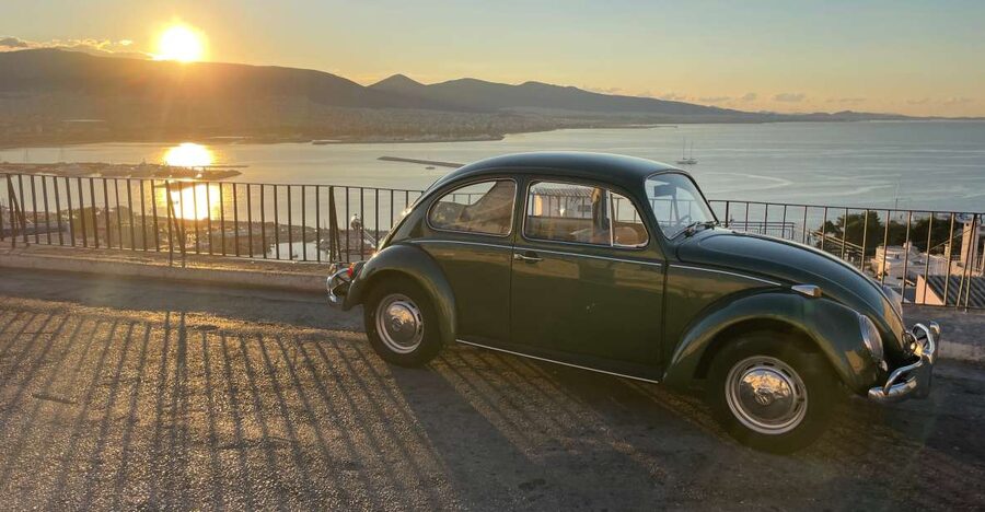 Athens: Riviera Photo Tour in a Vintage Volkswagen Beetle - The Drive Past Kastella Hill for Athens Views