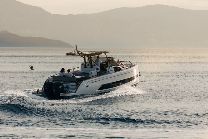 Athens Riviera Private Sunset Boat Cruise - Vouliagmeni Beach Stop, Blue-Flag Swimming Time
