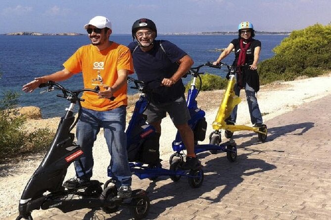 Athens Riviera Small Group Tour by TRIKKE - Riding from Kavouri toward Vouliagmeni: viewpoints without the sweat