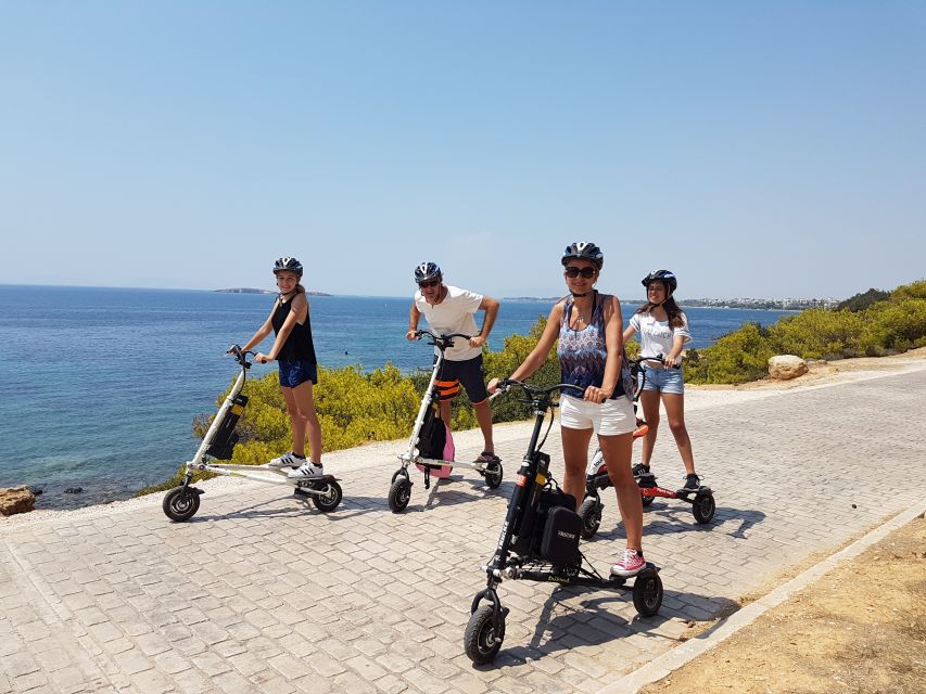 Athens Riviera Trikke Bike Tour & Vouliagmeni Lake - First step: safety orientation and quick confidence on the Trikke