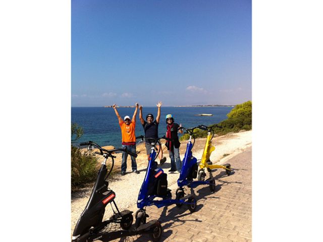 Athens Riviera Trikke Bike Tour & Vouliagmeni Lake - Cruising the coastal paths: coastal scenery plus toe-in-the-sand breaks