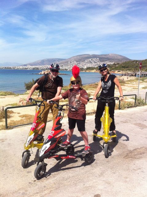 Athens Riviera Trikke Bike Tour & Vouliagmeni Lake - The blue-flag beaches of Vouliagmeni: clean-water peace and easy photo ops