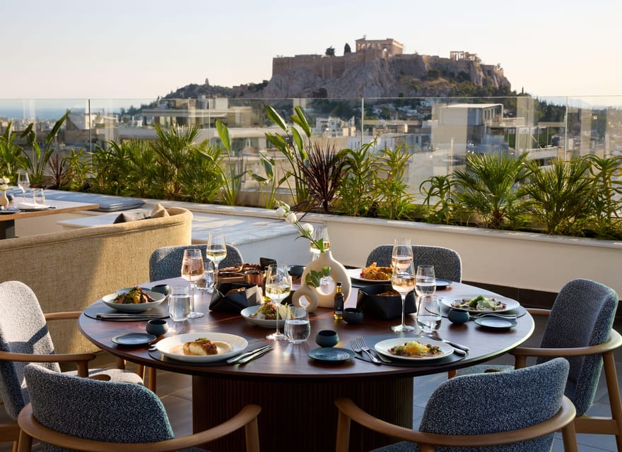 Athens: Rooftop Fine Dining at Whispers Restaurant - Meeting at Amalia Hotel Athens (Syntagma Square)