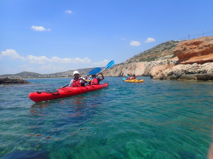 Athens: Sea Kayaking Adventure on the South/East Coast - The 4 to 6.5 hour flow: lesson, paddle time, and snack breaks