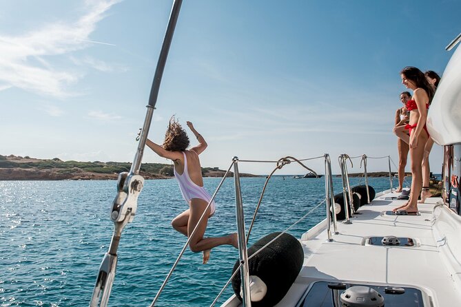 Athens Semi private Morning Catamaran cruise with meal & drinks - Megalo Kavouri Swim Stop: Shallow, Clear Water You Can Actually Enjoy