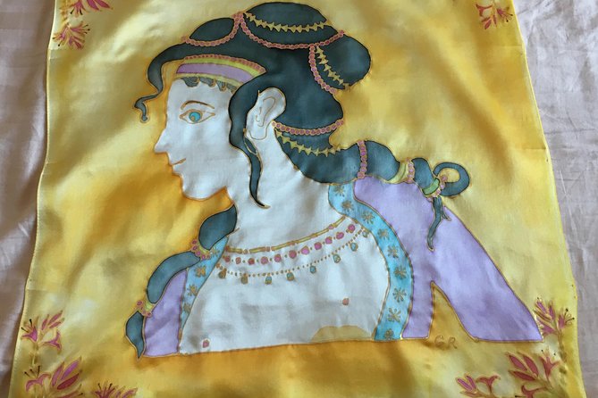 Athens: Small Group Silk Scarf Art Workshop with Greek Themes - What you can realistically expect to take home