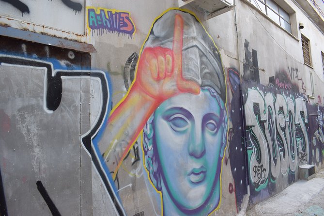 Athens street art tour - Stop 3 Gazi: nightlife streets and big names on the walls