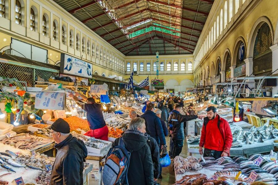 Athens: Street Food Tour Market & City Centre - Between ancient areas and Orthodox landmarks