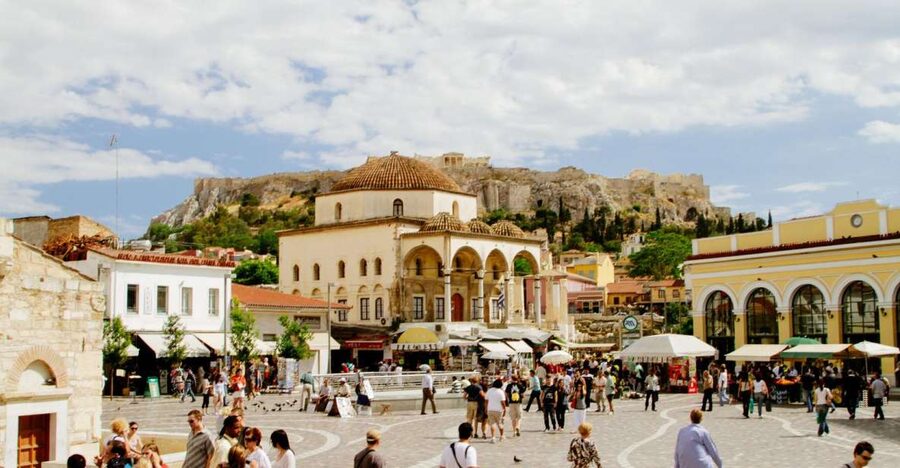 Athens: Street Food Tour Market & City Centre - Where you start: the fountain meeting point and first impressions