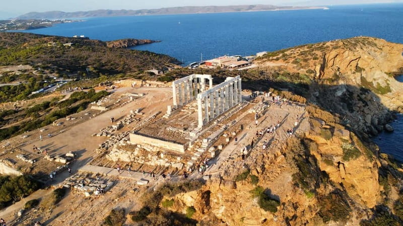 Athens: Temple of Poseidon & Cape Sounion Early Noon Tour - From Omonoia, Syntagma, and Plaka to Cape Sounion in one shot